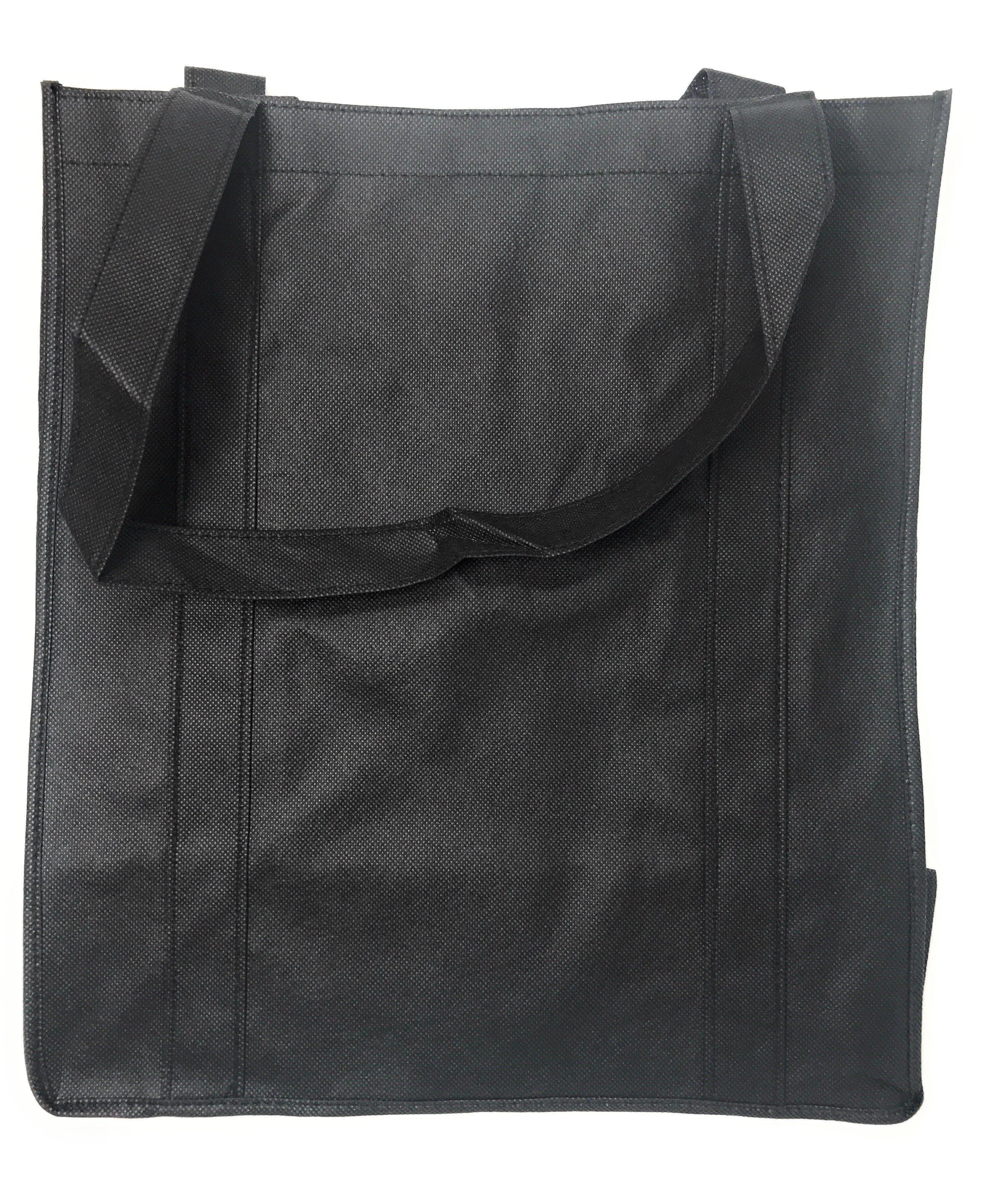 1 Dozen Reusable Grocery Shopping Totes Bags Hook & Loop Closure 14X16inch Wholesale Bulk