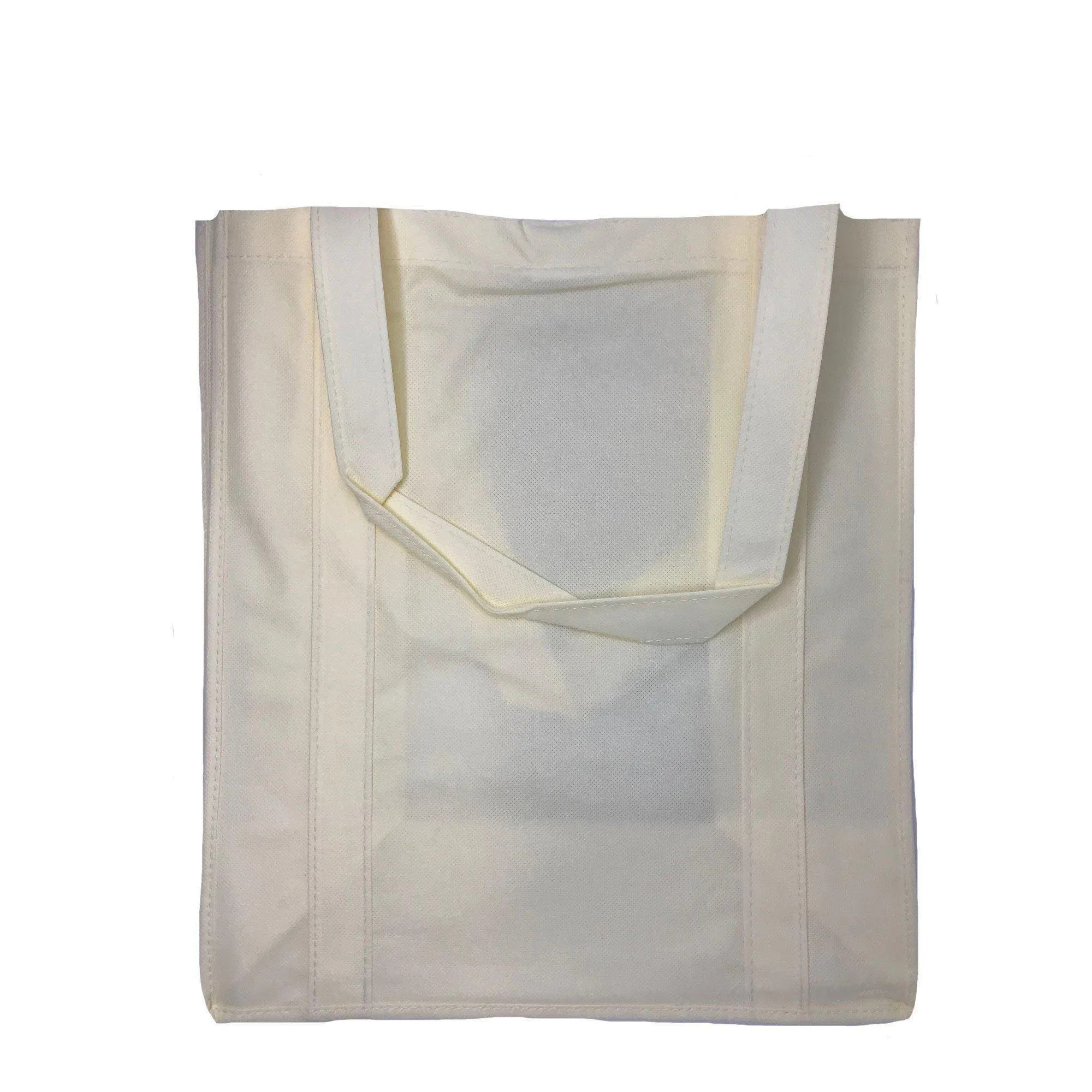 1 Dozen Reusable Grocery Shopping Totes Bags Hook & Loop Closure 14X16inch Wholesale Bulk