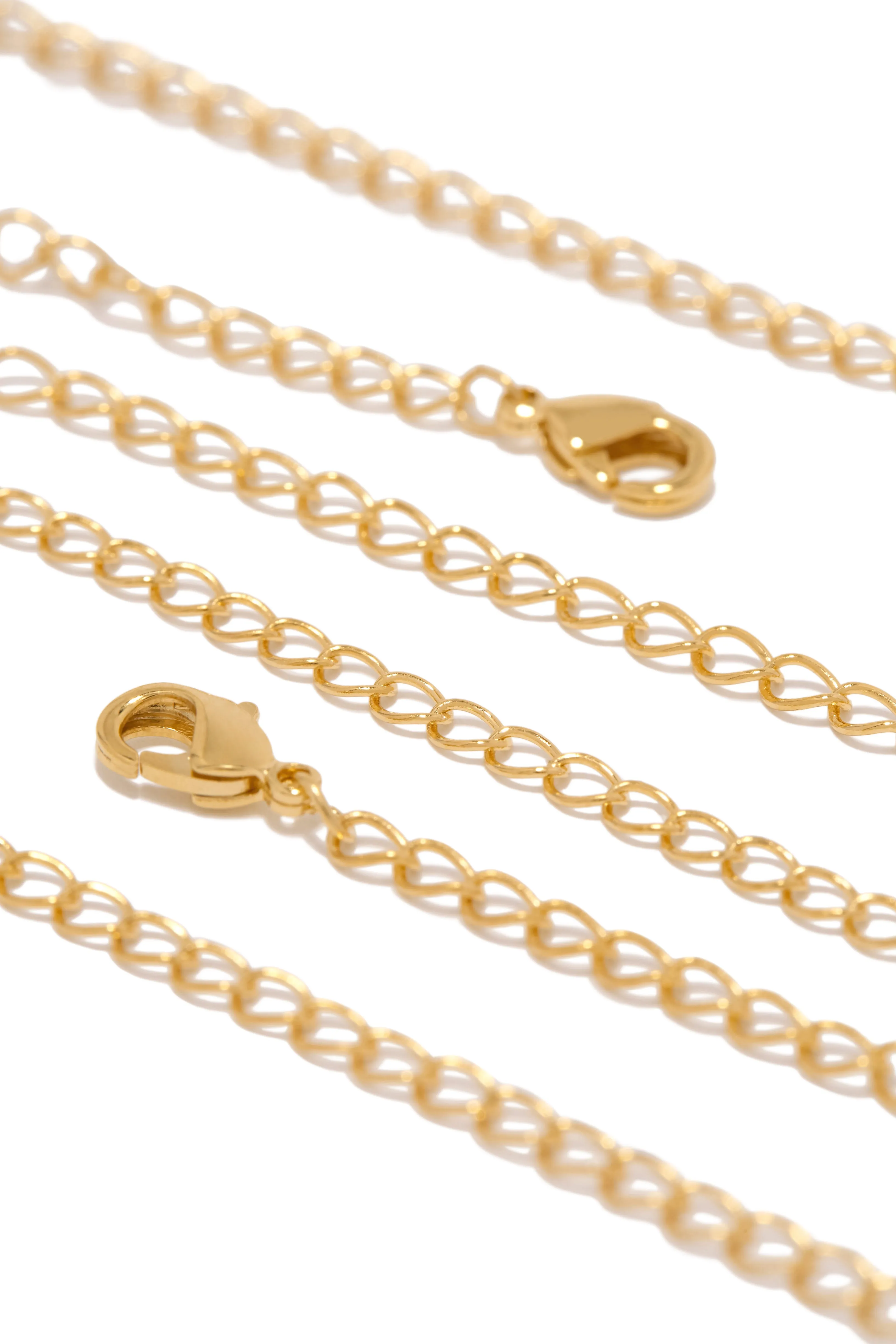 10 Piece Chain Extender Set - Gold