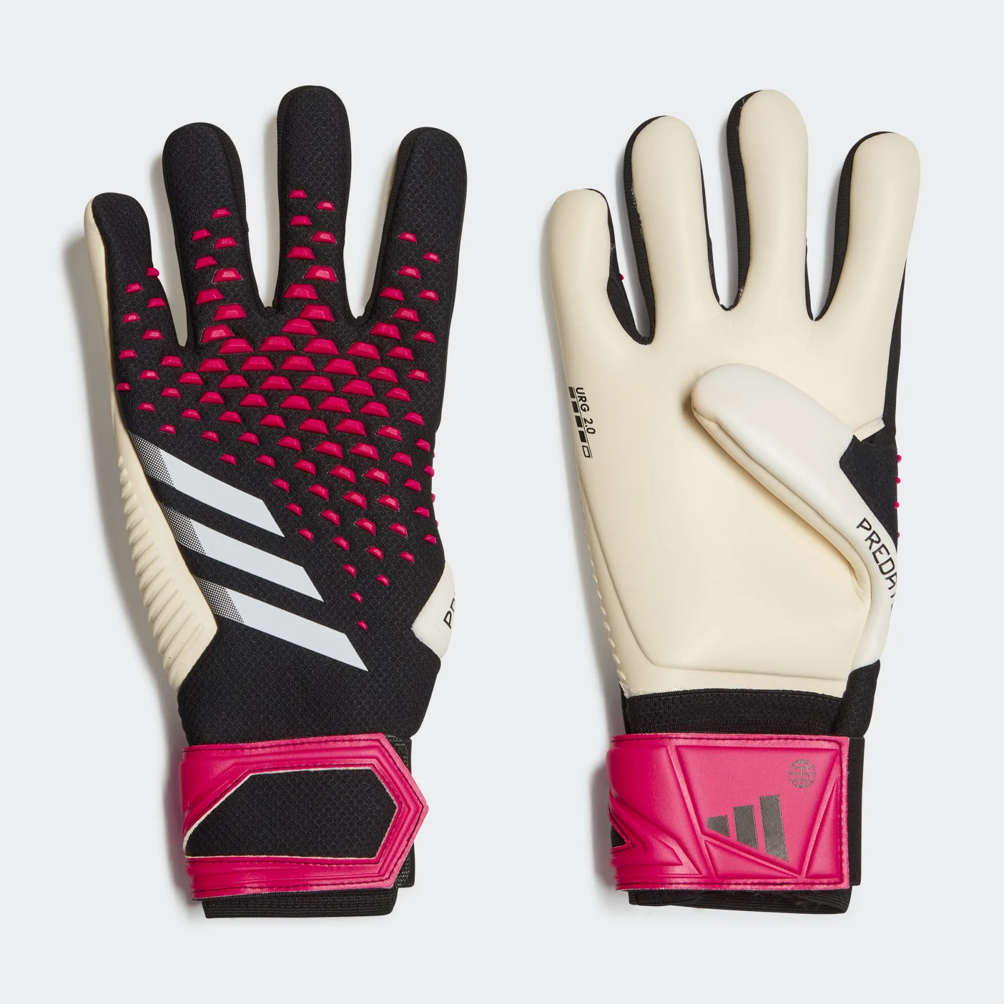 adidas Predator Competition Goalkeeper Gloves HN3342 Black/White/Shock Pink