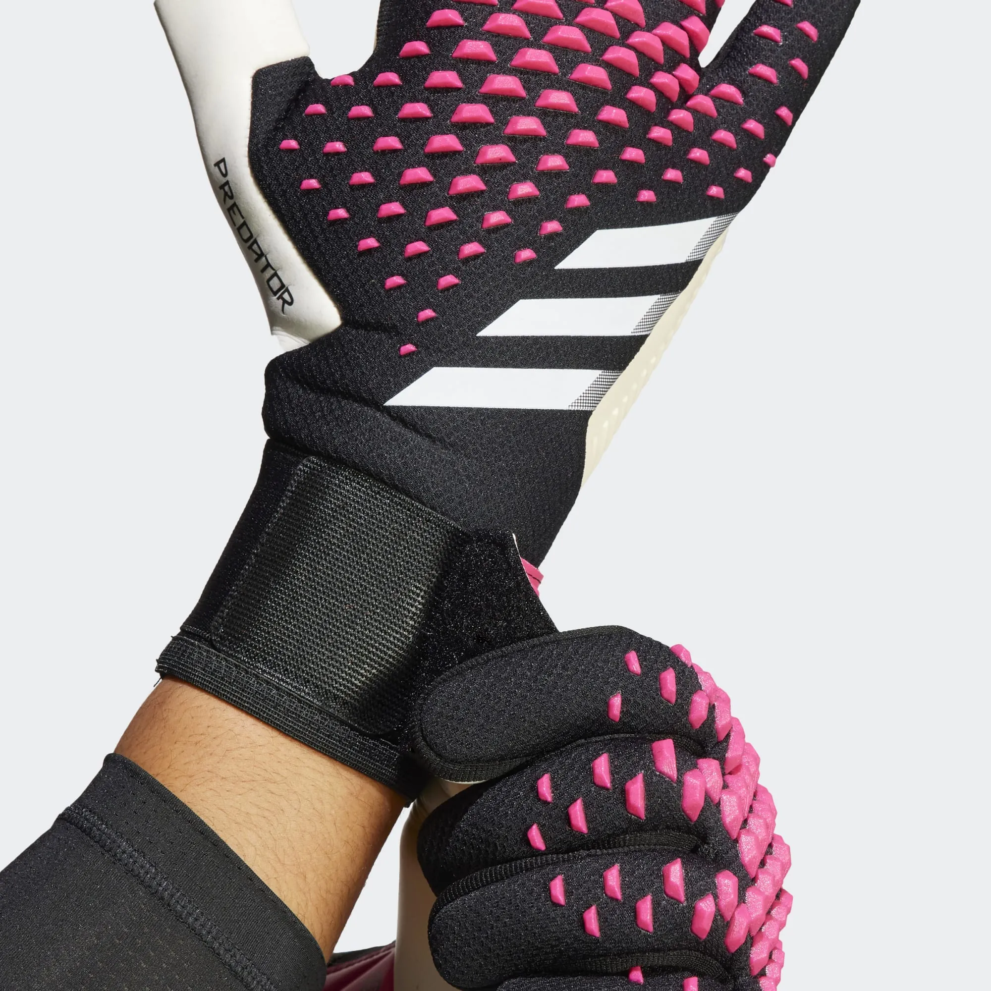 adidas Predator Competition Goalkeeper Gloves HN3342 Black/White/Shock Pink