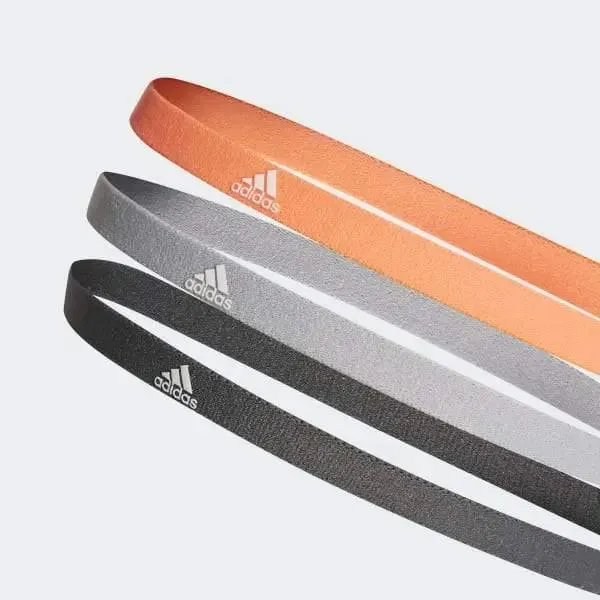 Adidas Sports Hair Bands - (3 Pack)