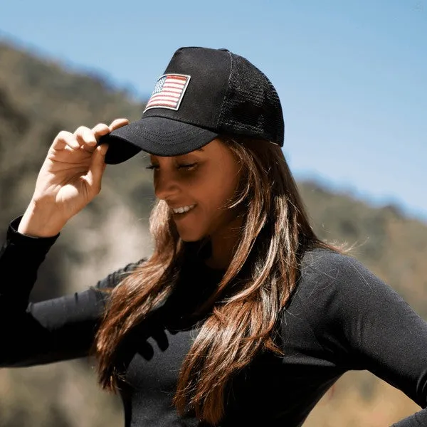 American Flag Unisex Trucker Hat