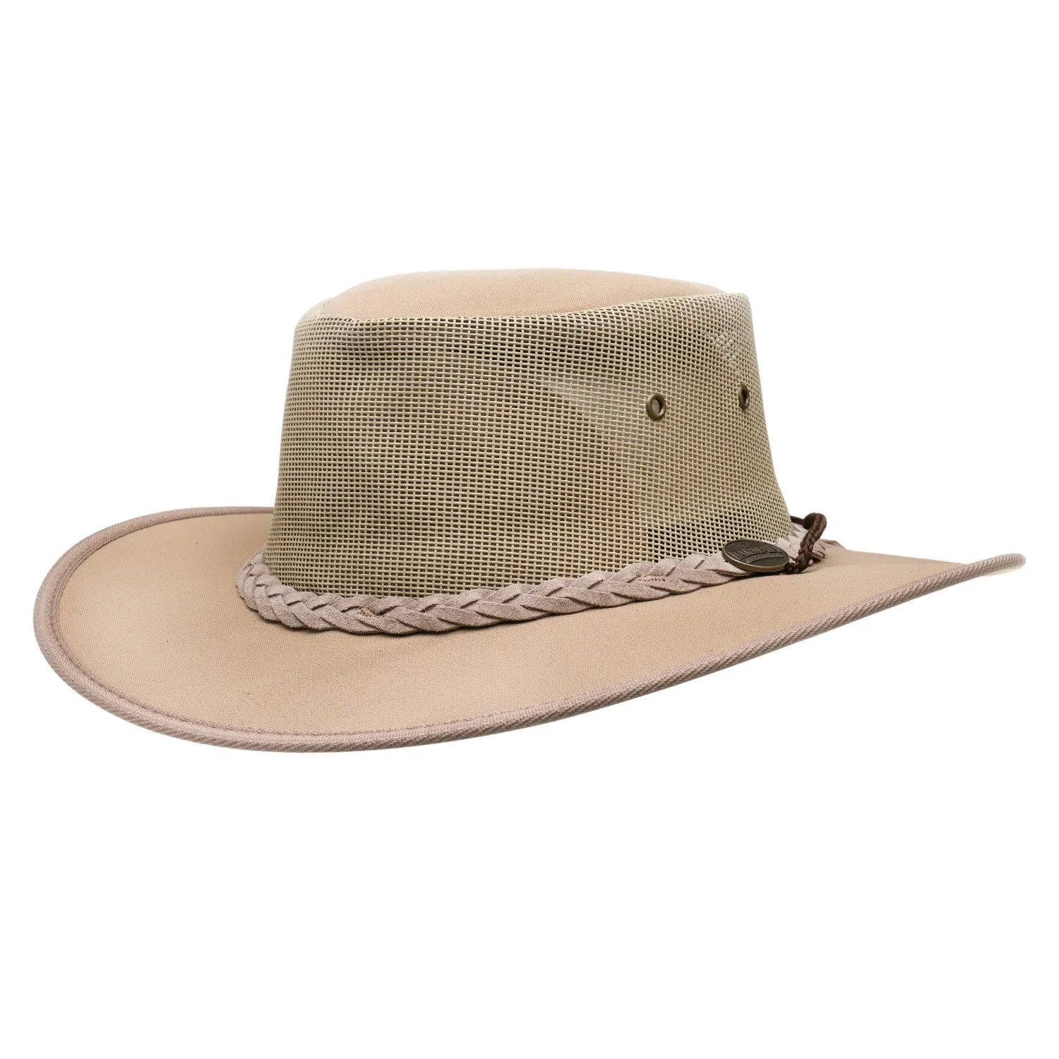 Barmah Hat | 1057 Foldaway Cooler Beige Canvas