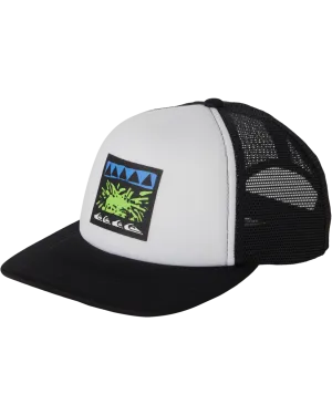 Boys Vermin Pack Trucker Cap in White