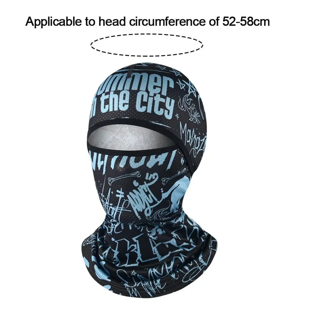 Caps Cycling Balaclava Full Face Ski Cover Bicycle Hat Windproof Breathable Anti-UV Motocross Motorcycle Helmet Liner Hats