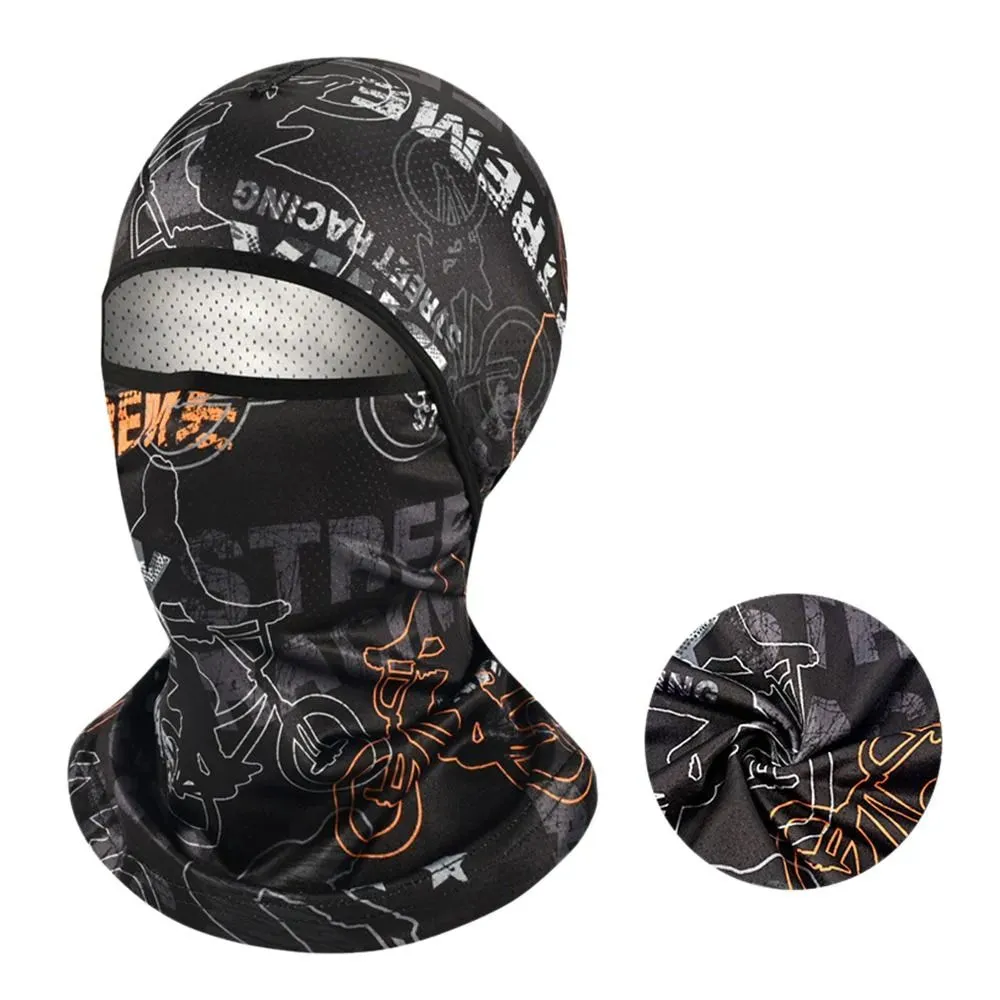 Caps Cycling Balaclava Full Face Ski Cover Bicycle Hat Windproof Breathable Anti-UV Motocross Motorcycle Helmet Liner Hats