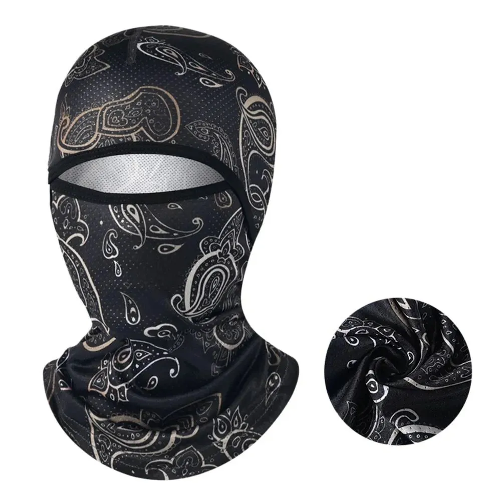 Caps Cycling Balaclava Full Face Ski Cover Bicycle Hat Windproof Breathable Anti-UV Motocross Motorcycle Helmet Liner Hats