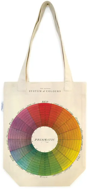 Cavallini & Co. Color Wheel Cotton Tote Bag