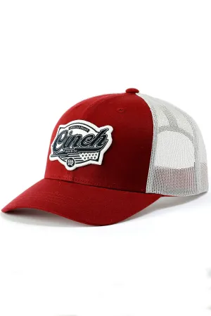 Cinch Mens Trucker Cap - Red - MCC0660629