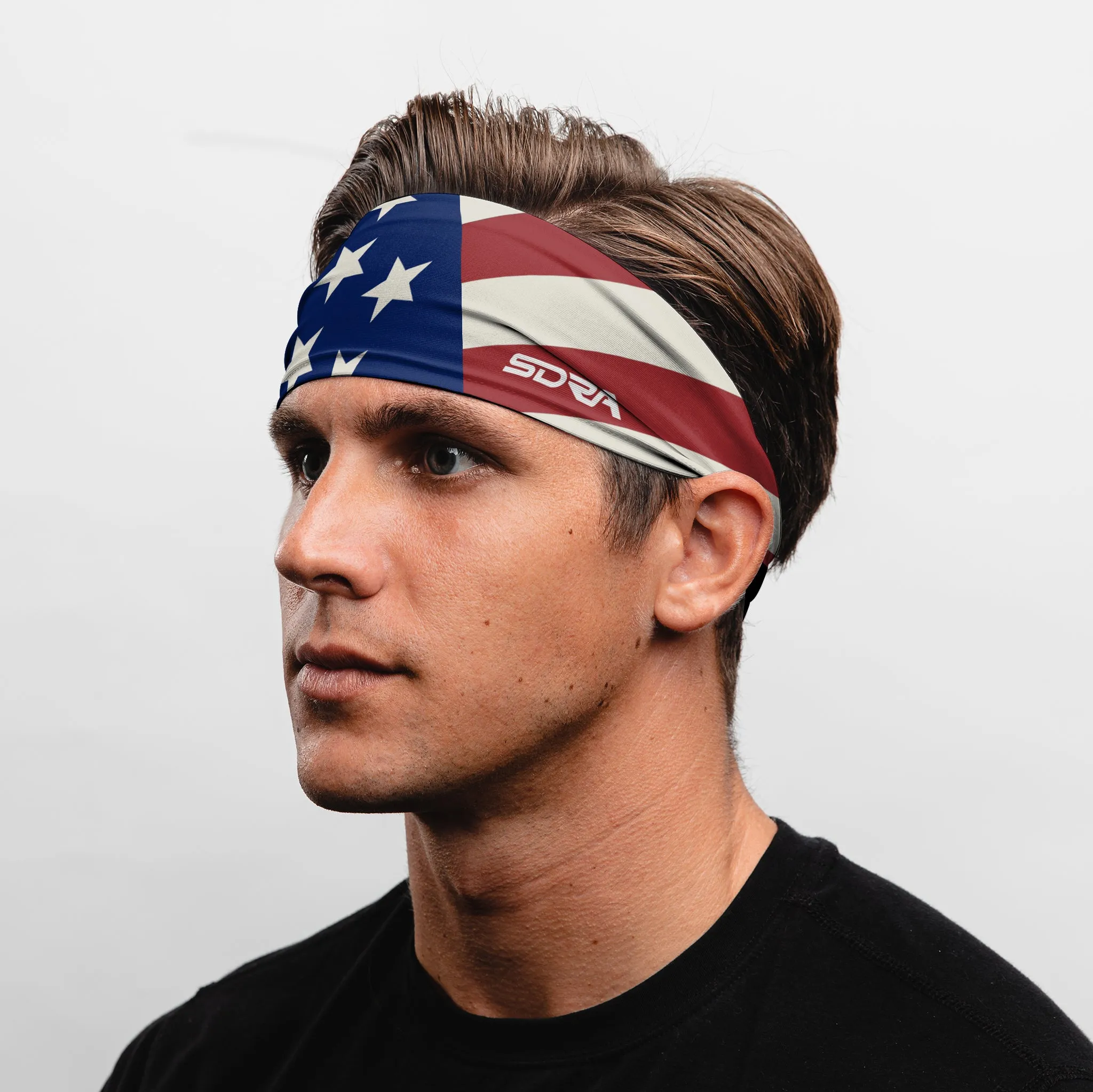 Country Flag Tapered Headbands