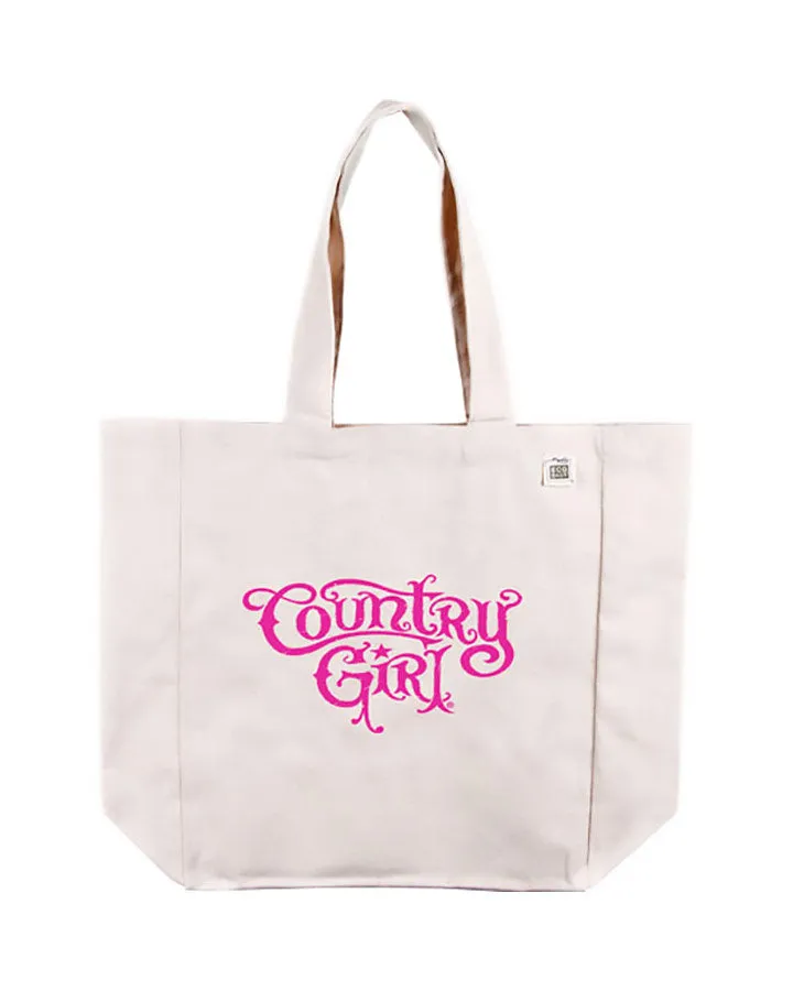 Country Girl® Organic Cotton Tote Bag Logo