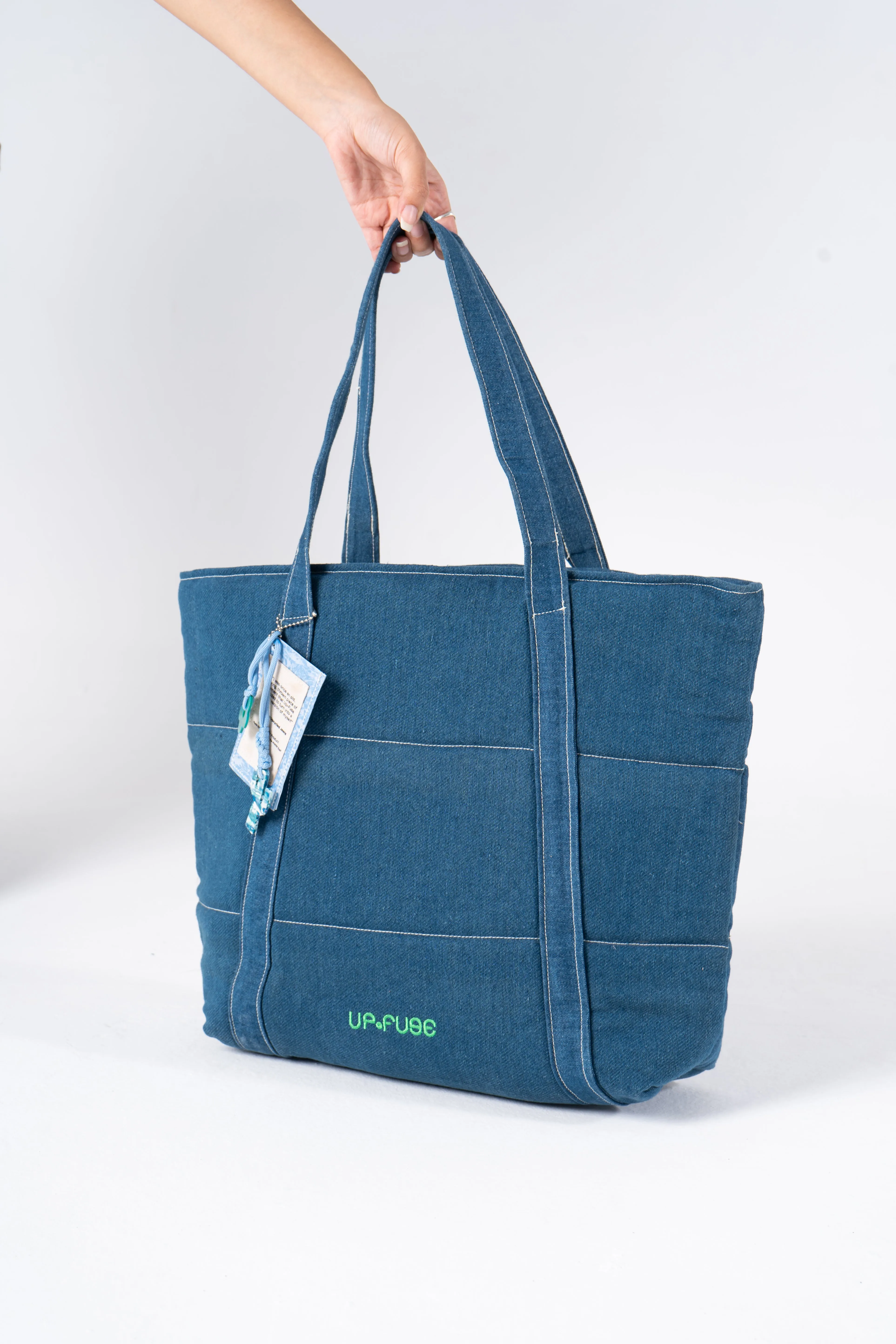 Denim Affair Tote Bag in Blue