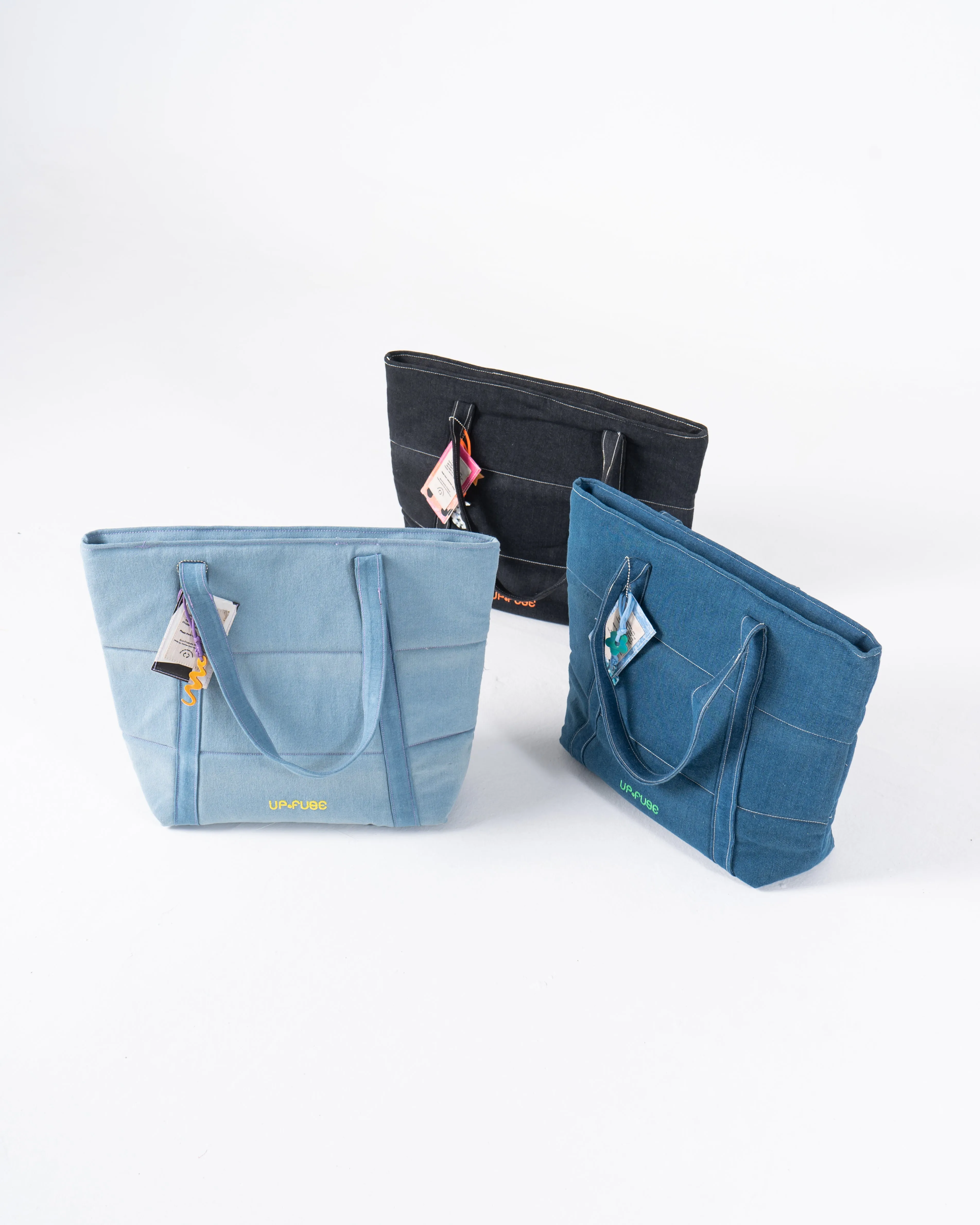 Denim Affair Tote Bag in Blue