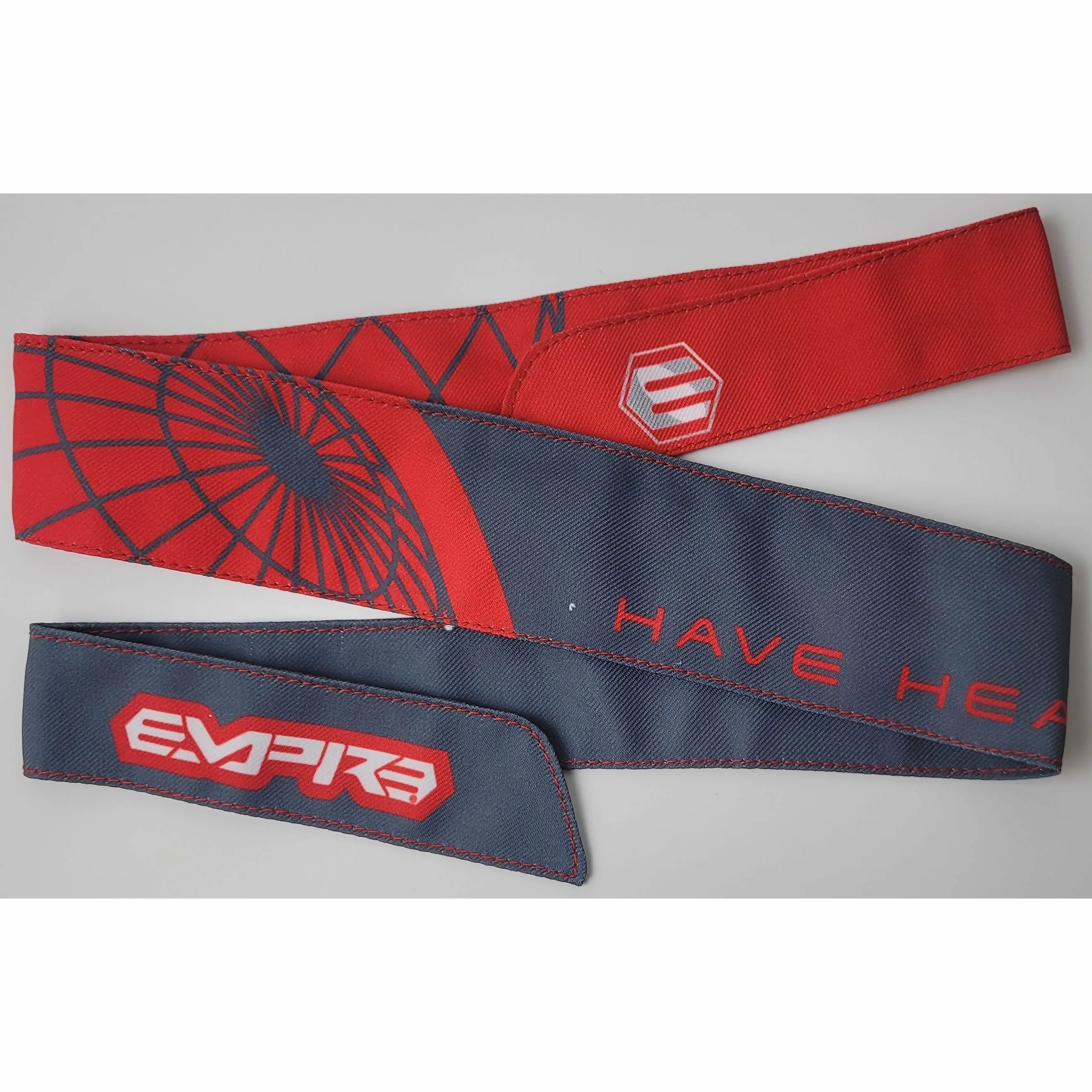 Empire Headband - Spring Collection - Grey / Red