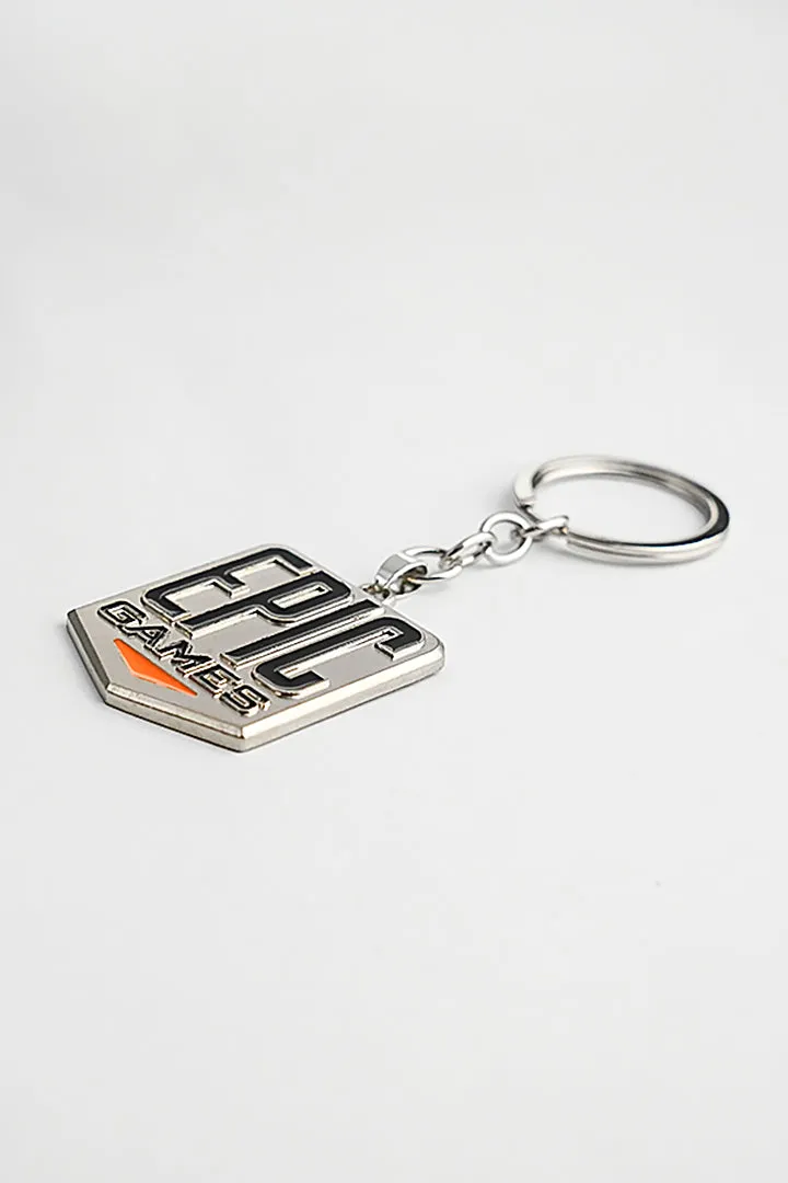 Epic Games Keychain - Silver