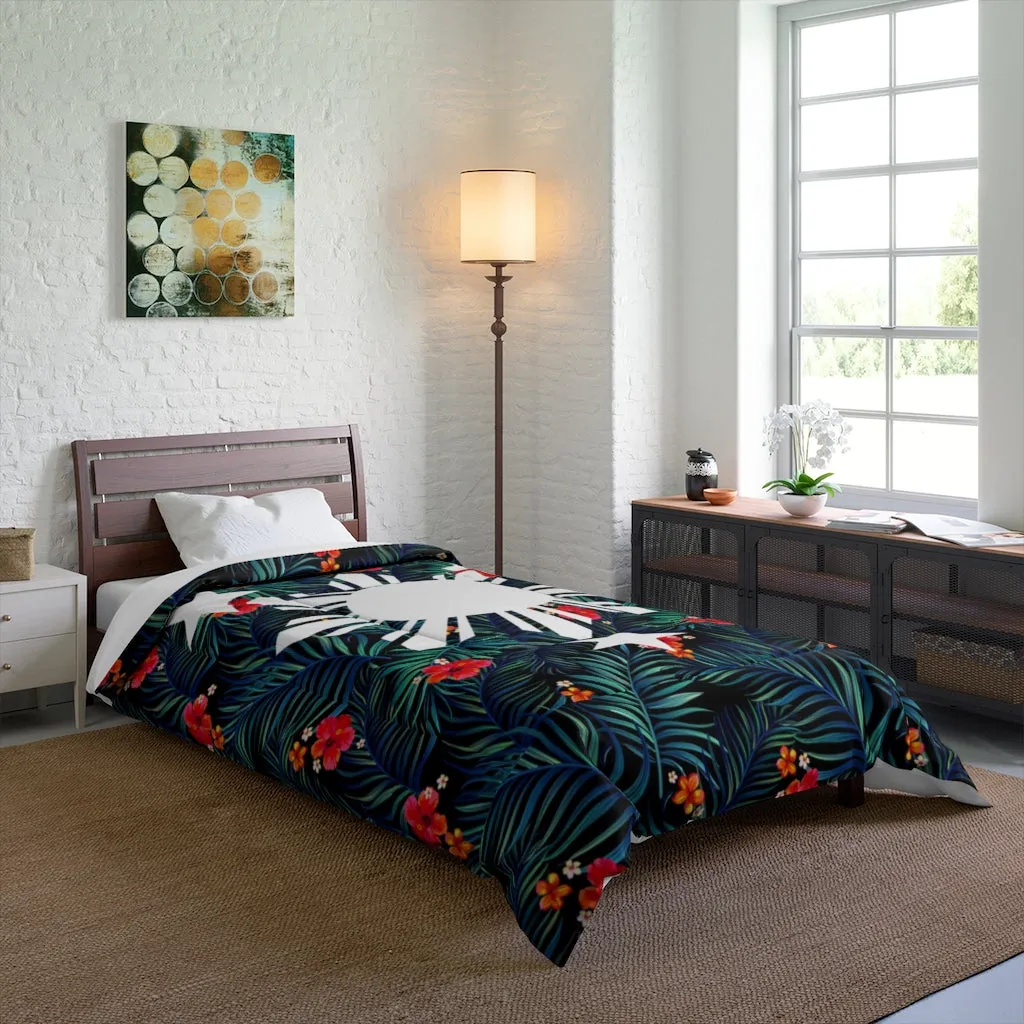 Filipino Floral 3 Stars and Sun Comforter