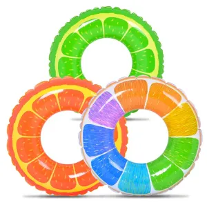 Fruit Swimming Rings - 3 pack