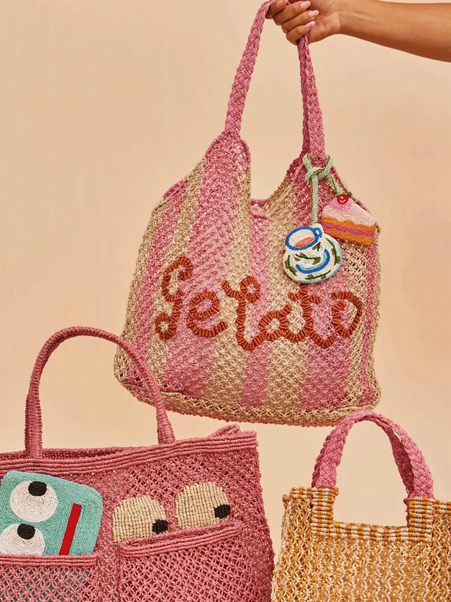 Gelato Drew Bag in Rose Stripe