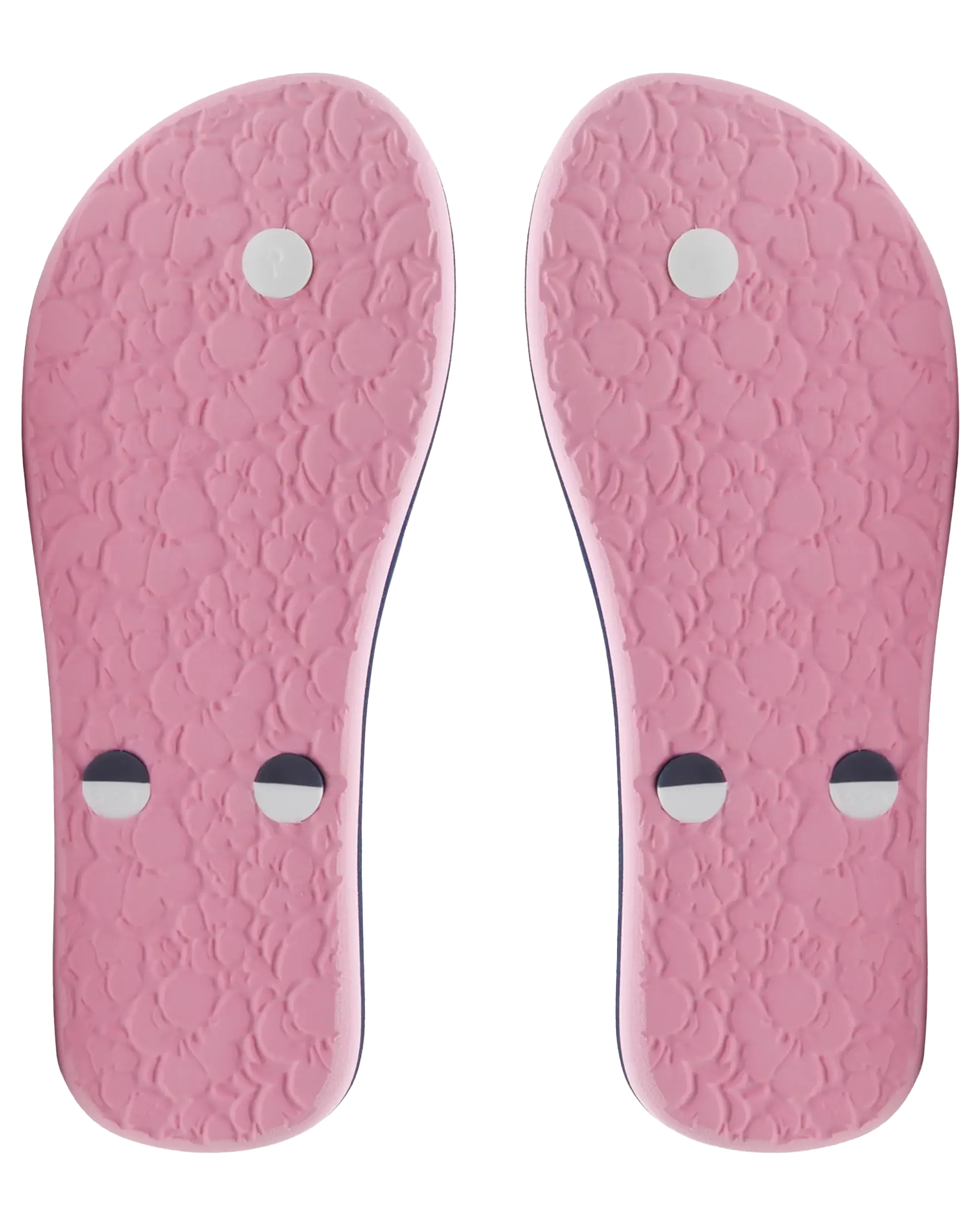 Girls Tahiti VII Flip Flops in Navy & Pink