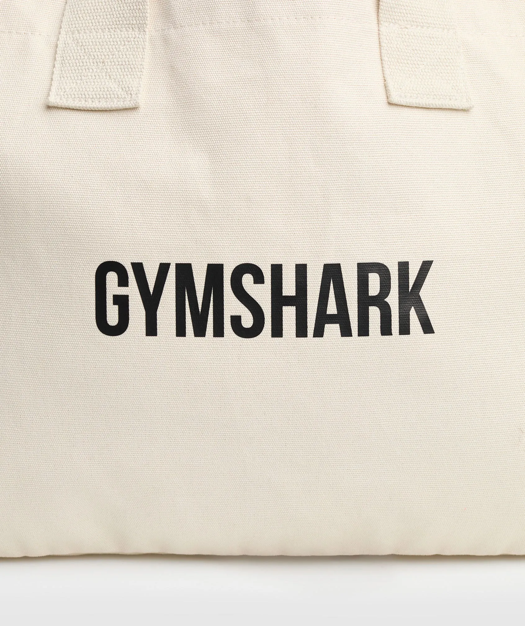 Gymshark Oversized Canvas Tote - Ecru White