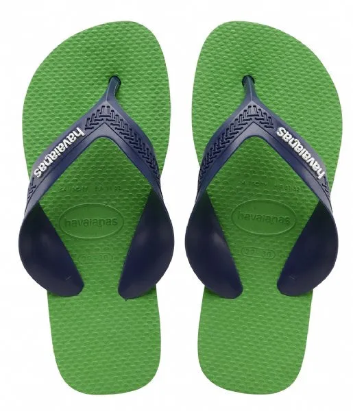 Havaianas Boys Green/Navy Flip Flops