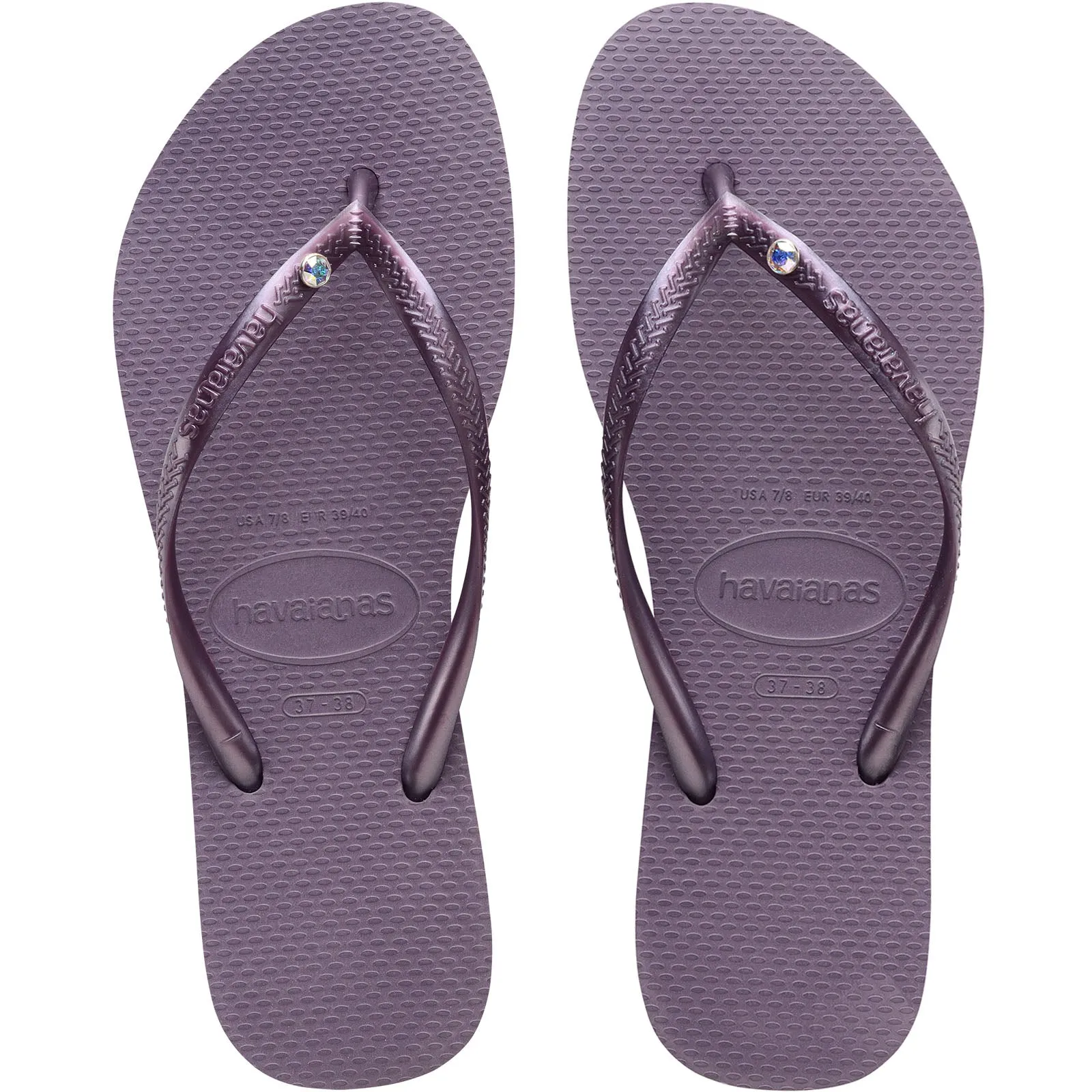 Havaianas Slim Crystal Swarovski Flip Flops