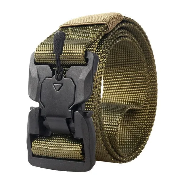 High Quality Marine Corps Canvas Multi-Function Alloy Buckle Outdoor Hunting Metal Tactical Belt