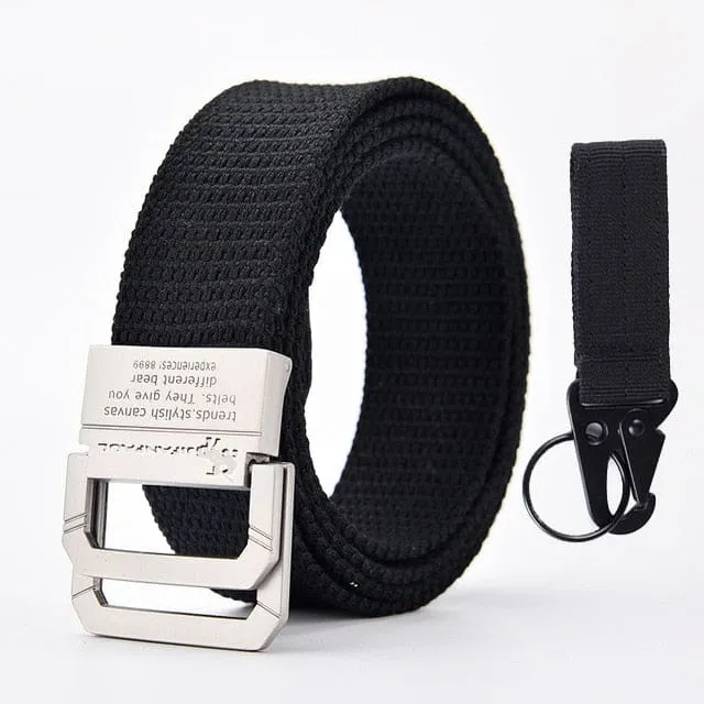 High Quality Marine Corps Canvas Multi-Function Alloy Buckle Outdoor Hunting Metal Tactical Belt