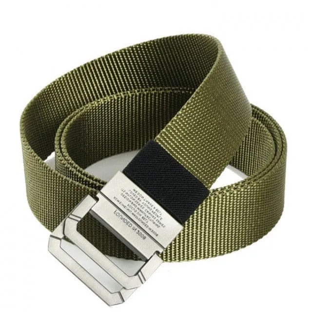 High Quality Marine Corps Canvas Multi-Function Alloy Buckle Outdoor Hunting Metal Tactical Belt