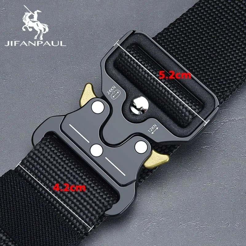 High Quality Marine Corps Canvas Multi-Function Alloy Buckle Outdoor Hunting Metal Tactical Belt