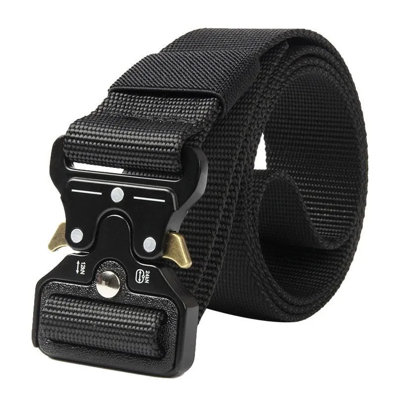 High Quality Marine Corps Canvas Multi-Function Alloy Buckle Outdoor Hunting Metal Tactical Belt