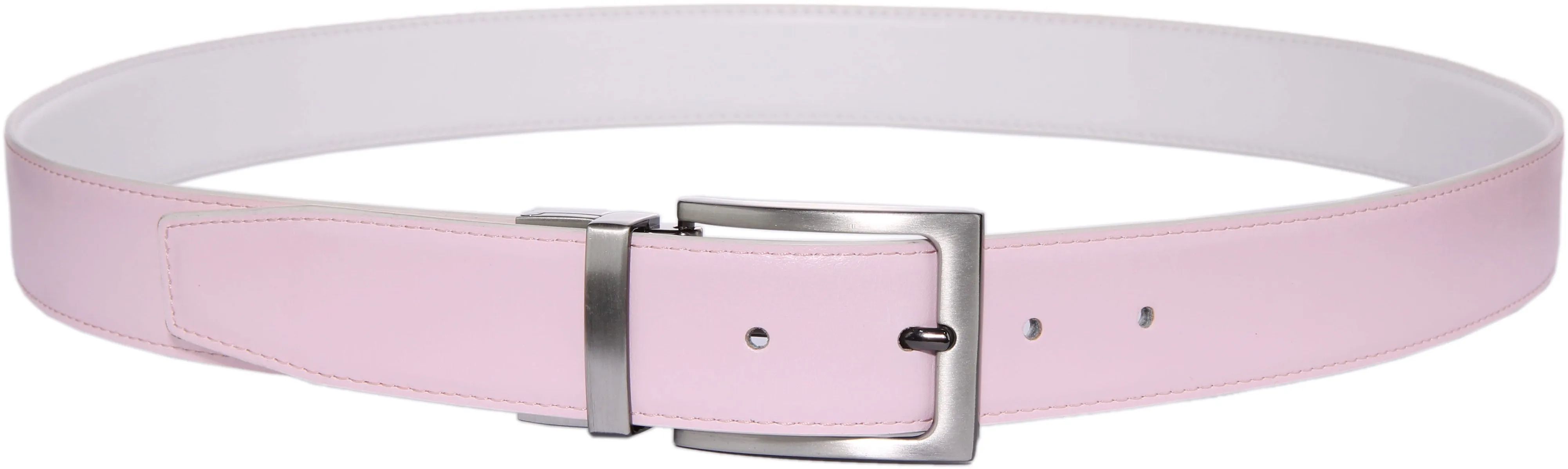 Justinreess England Dexter In White Pink Belt For Men