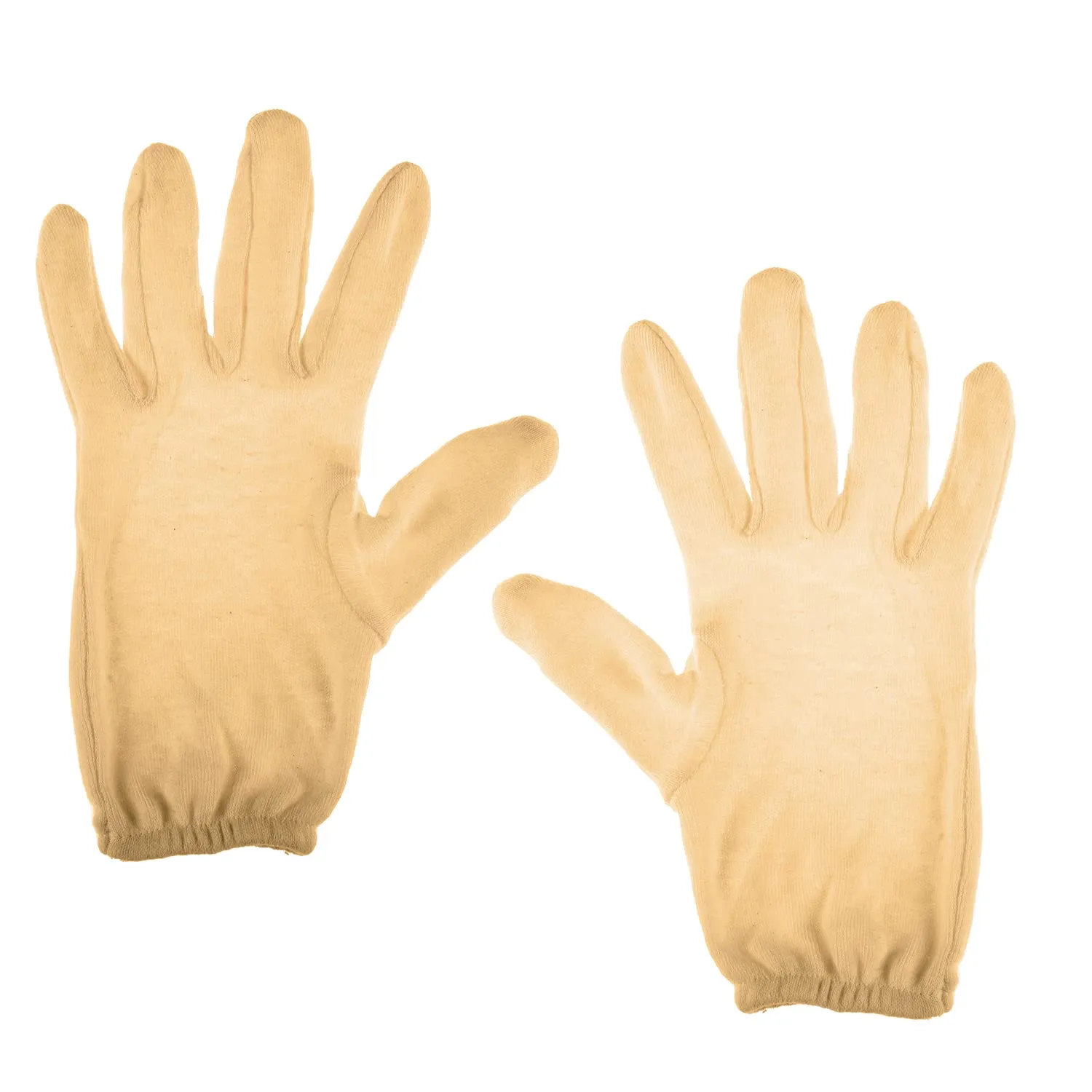 Kuber Industries Gloves | Cotton Summer Gloves | Protection From Sun Burns | Dust | Pollution | Gloves For Women | Gloves For Men | 2 Pair | Pack of 2 | Cream