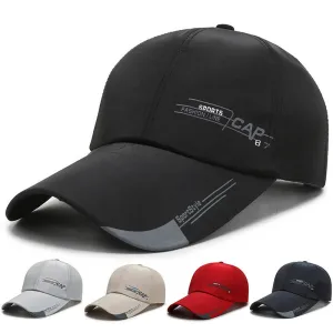 Men's Extended Brim Outdoor Shade Baseball Cap