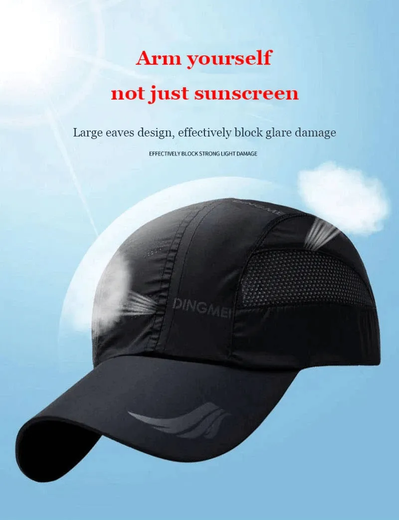 Mesh Breathable Sports Golf Hat with Adjustable Buckle - SF0459