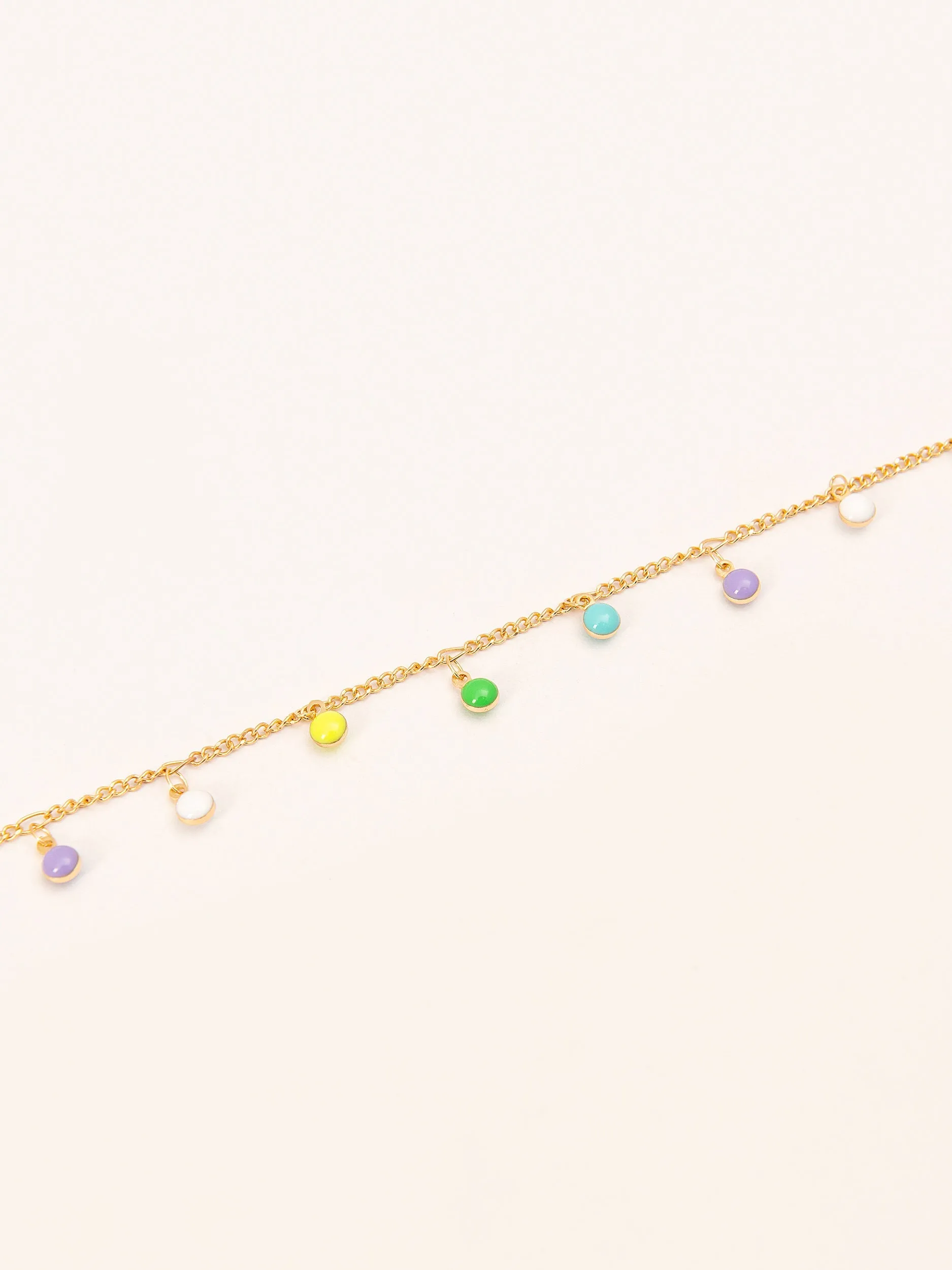 Metallic Beads Anklet