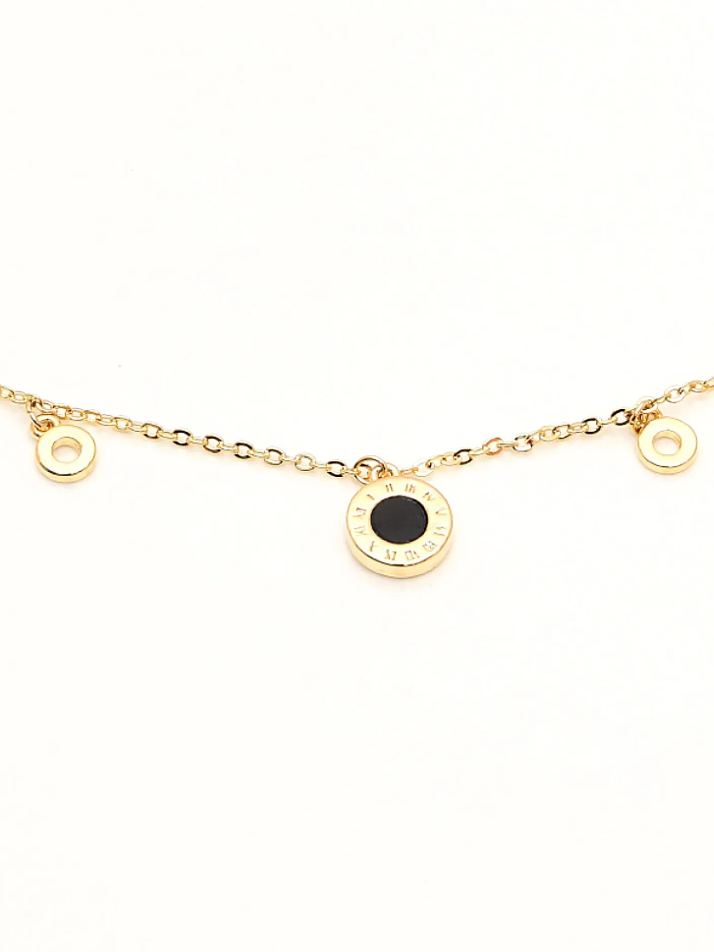 Metallic Charm Anklet