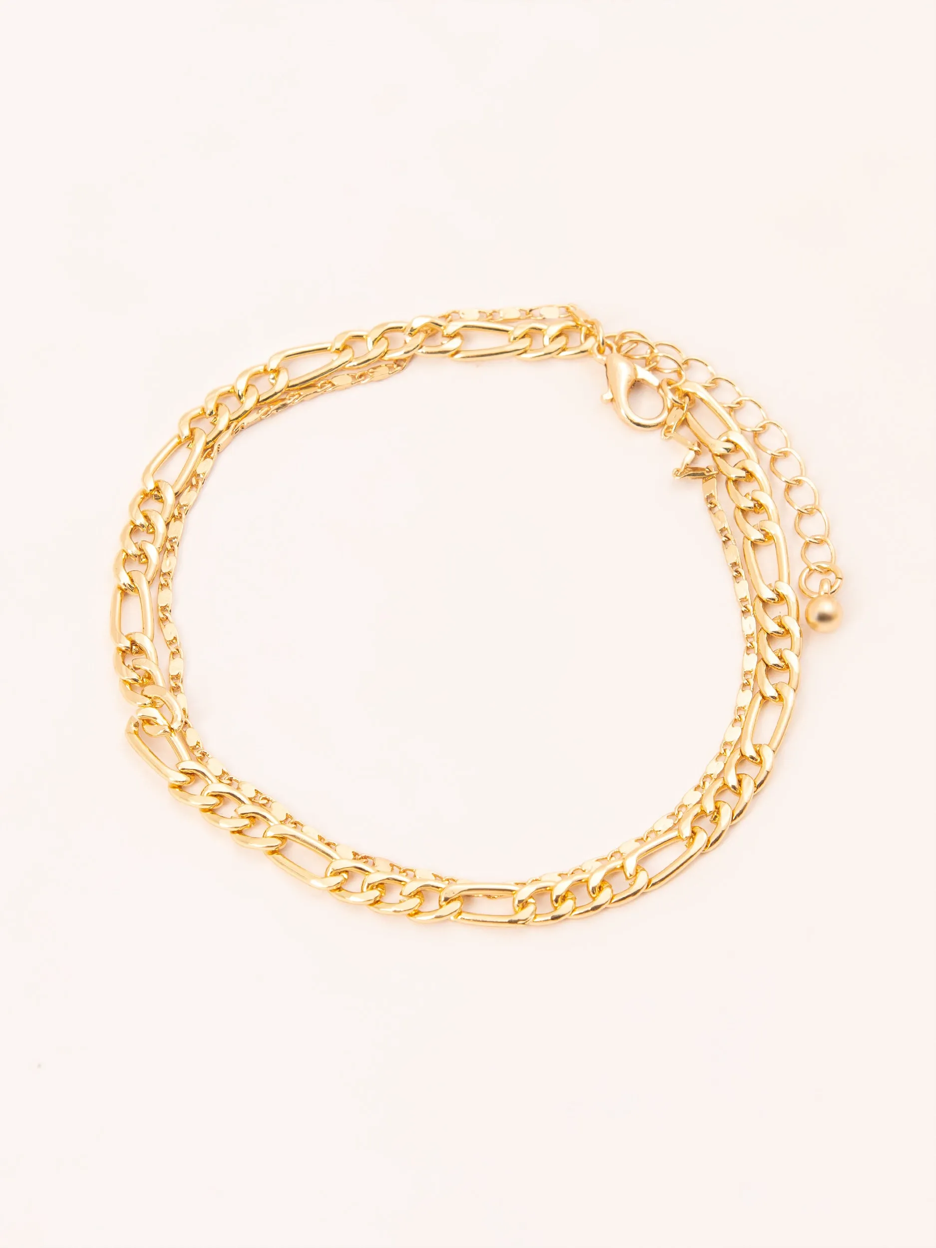 Metallic Layere Anklet