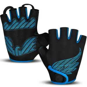 MOREOK Bike Cycling Gloves Summer 5MM SBR Pads Biking Gloves Half Finger Road Bike MTB Mountain Bike Bicycle Gloves Men Women