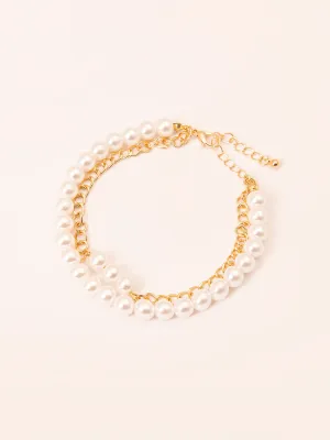 Pearl Layered Anklet