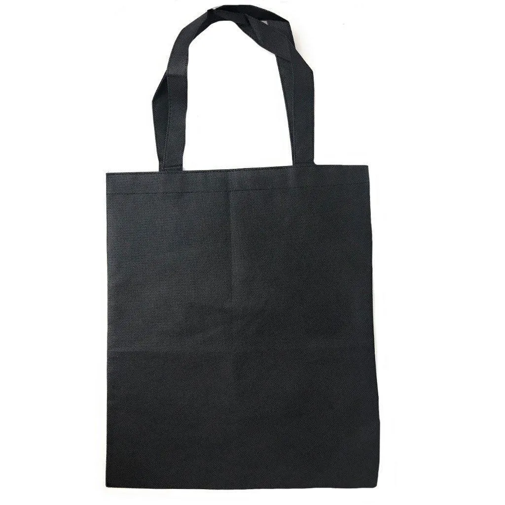 Plain Reusable Grocery Shopping Tote Bags Recycled Eco Friendly 15inch