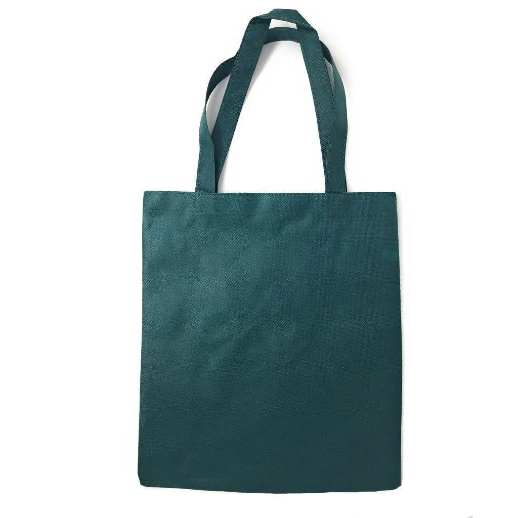 Plain Reusable Grocery Shopping Tote Bags Recycled Eco Friendly 15inch