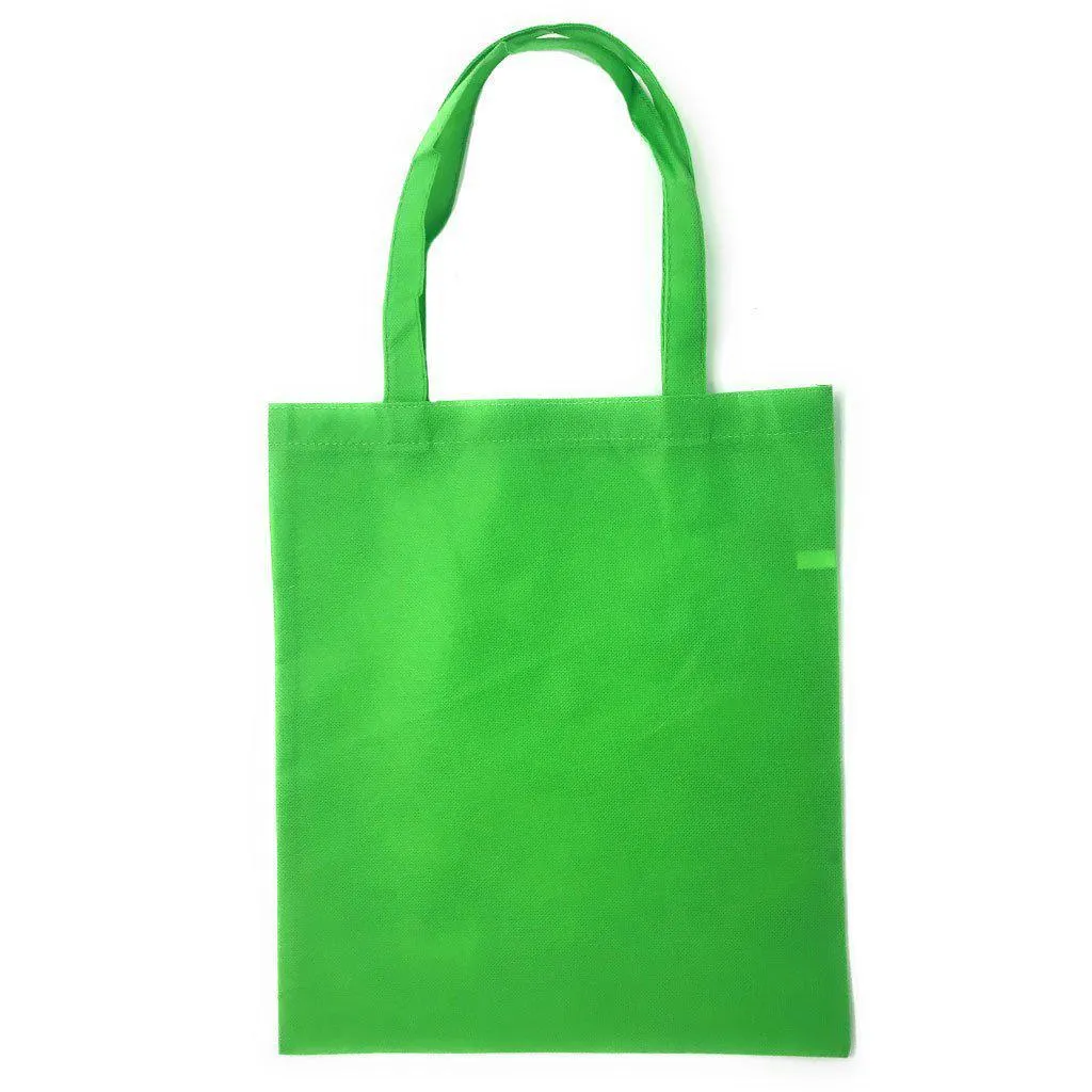 Plain Reusable Grocery Shopping Tote Bags Recycled Eco Friendly 15inch