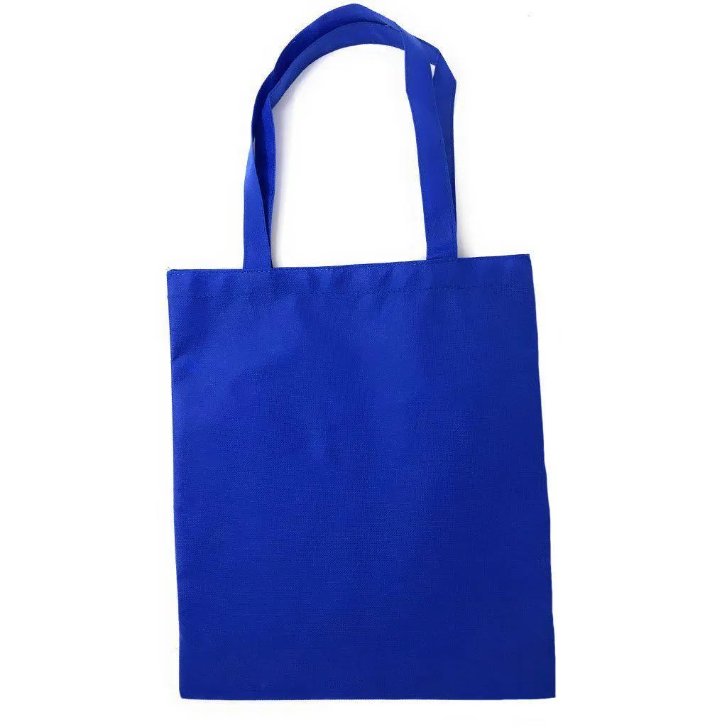 Plain Reusable Grocery Shopping Tote Bags Recycled Eco Friendly 15inch