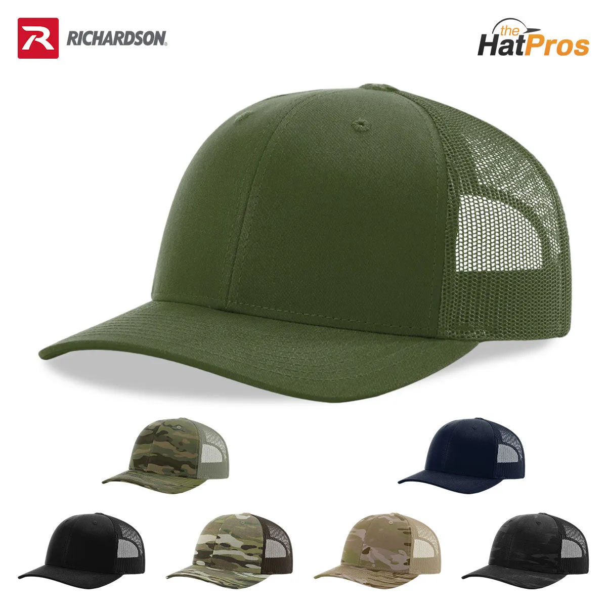 Pre-Order Richardson 112T/PT Tactical No-Button Trucker (New Style for 2025!)