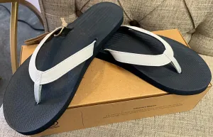 Recycled Tire and Natural Rubber Color Combo Flip Flop