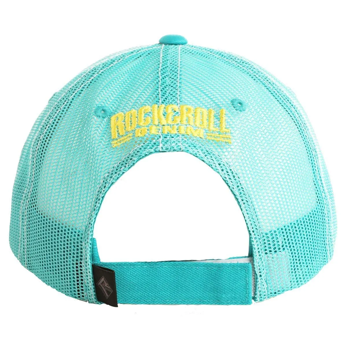 Rock & Roll Denim Sunshine and Whiskey Embroidered Aztec Print M Cap