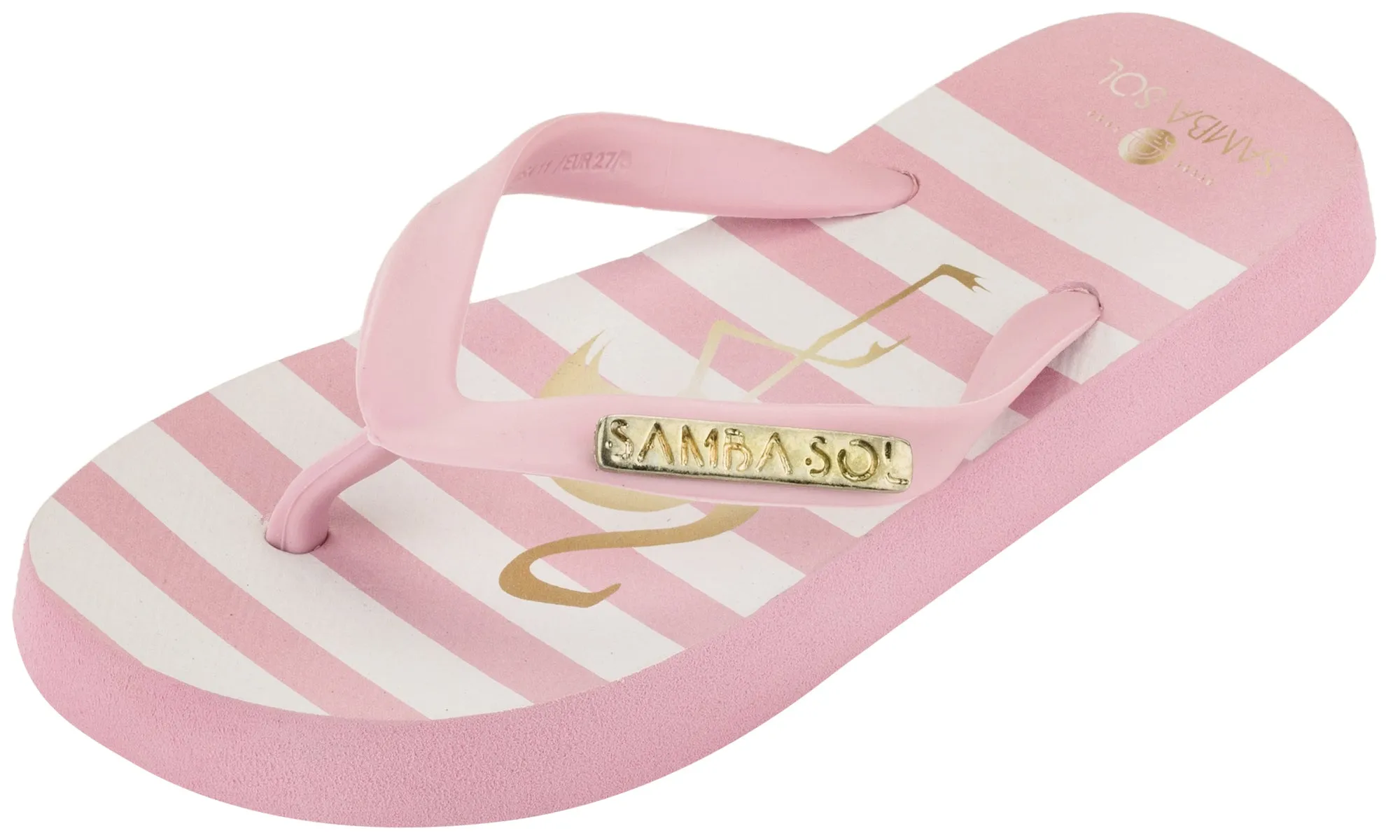 Samba Sol Kid's Fashion Collection Flip Flops - Flamingo