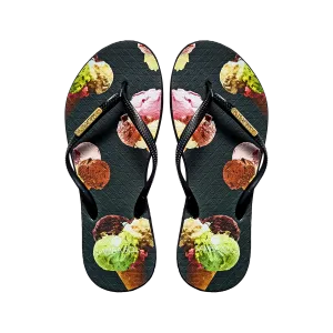 Samba Sol Women's Fashion Collection Flip Flops - Ice Cream